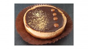 La tarte chocolat au caramel beurre salé